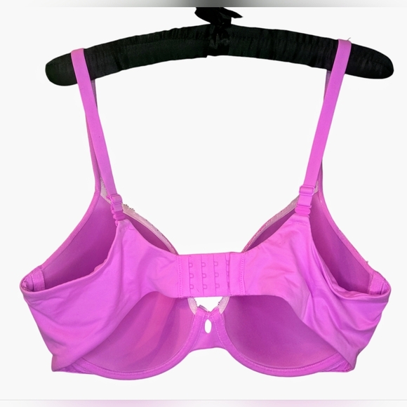 Victoria Secret Padded Bra 38DD Pink Lace - Picture 5 of 6